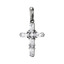 Серебряная подвеска - крест 5386312